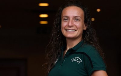 Ivana Projkovska – the first Macedonian referee at the UEFA Women’s Under-19 Championship 2019